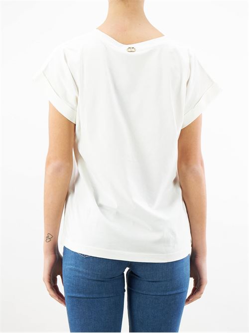 T-shirt con ricamo logo Twinset TWIN SET | T-shirt | TT21441